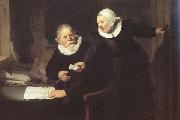 Double portrait of the Shipbuilder fan rijcksen an his Wife Griet Fans (mk33) Rembrandt